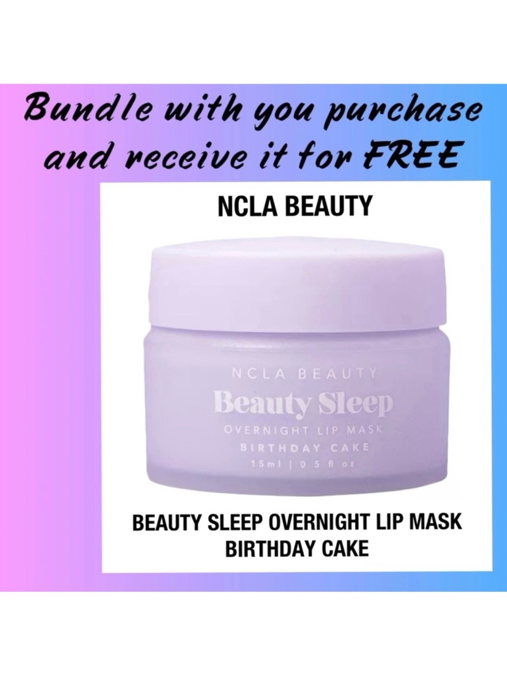 NCLA Lip Mask